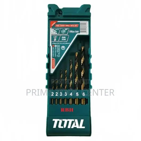 TOTAL HSS twist drill bits set