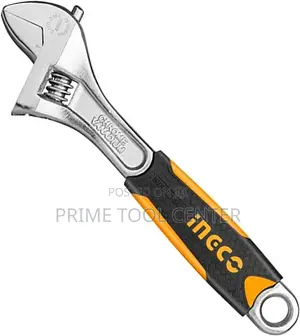 INGCO Adjustable wrench Length:200mm(8″),CrV