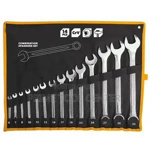 INGCO 12pcs double open end spanner set Size:6-32mm