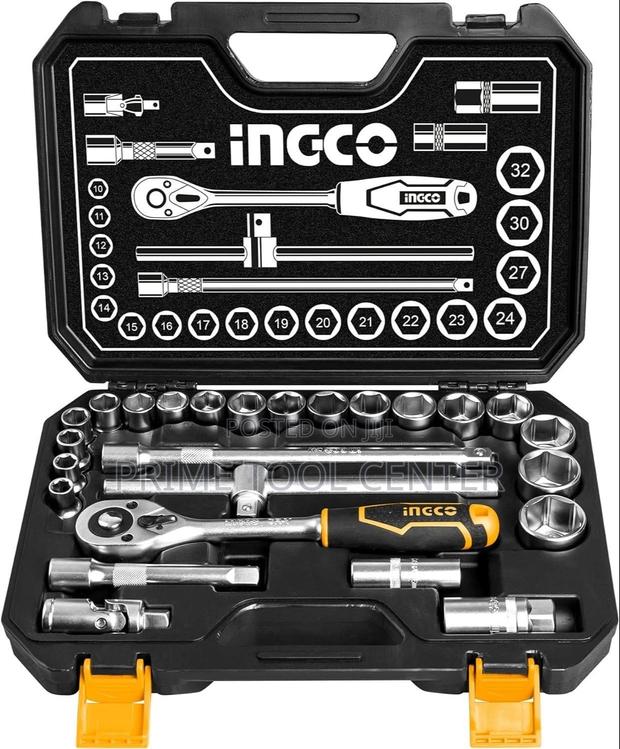 INGCO 25 Pcs 1/2″ socket set