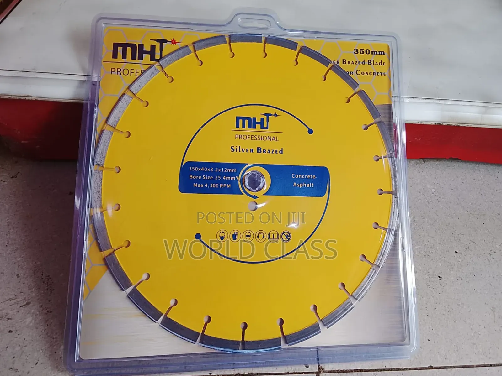 350mm MHT Professional Silver Brazed Diamond Cutting Blade