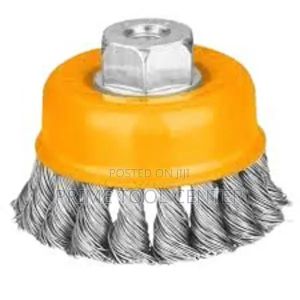INGCO Wire cup brush Dia: 100mm, 4″
