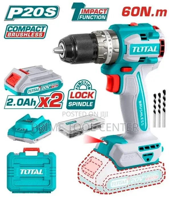 Compact Cordless Impact Drill 20v