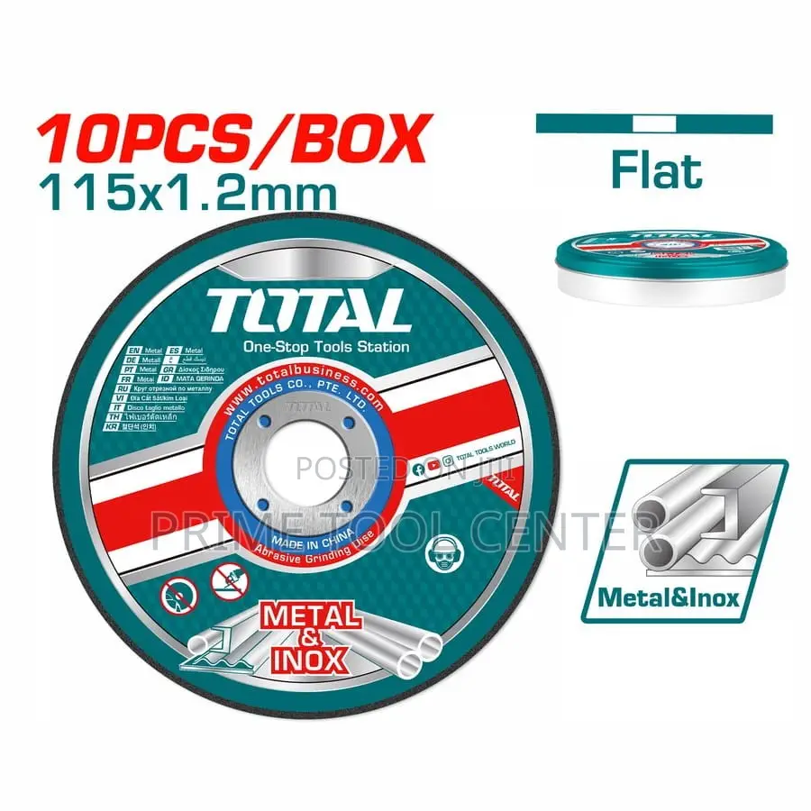 Total Abrasive metal cutting disc set 10pcs