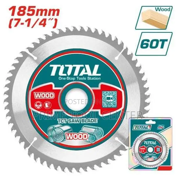 Total TCT saw blade 185mm(7-1/4″) 60T