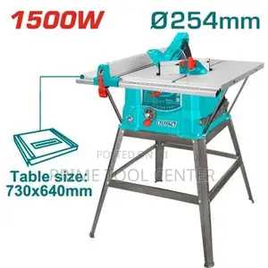 TOTAL Table saw Input power: 1500W