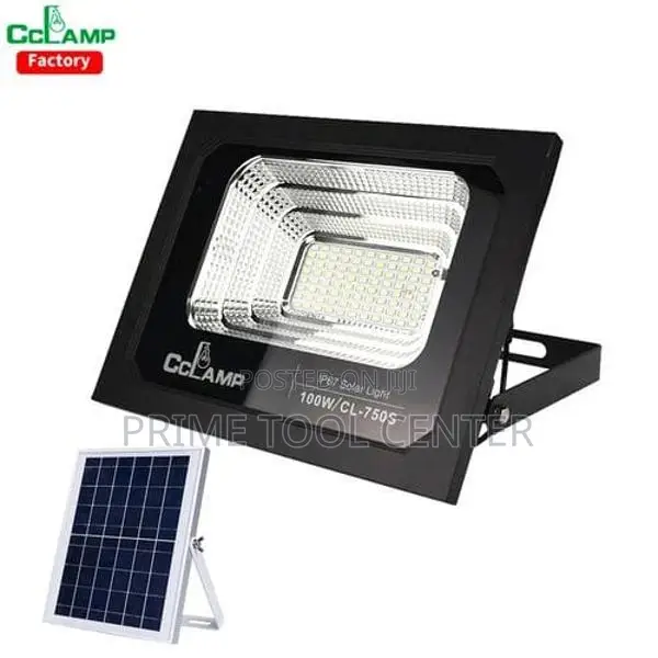 CcLamp solar security floodlight 100w