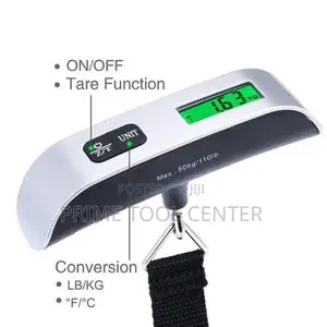Portable 50kg/10g Luggage Hanging Scale