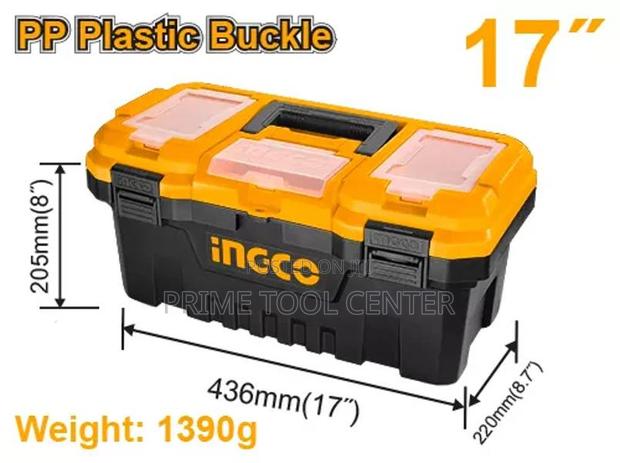 INGCO 17″ Plastic tool box - thumbnail 2
