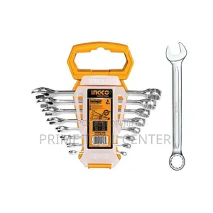 INGCO 8pcs combination spanner set Size:6-19