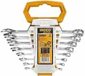 INGCO 8pcs combination spanner set Size:6-19