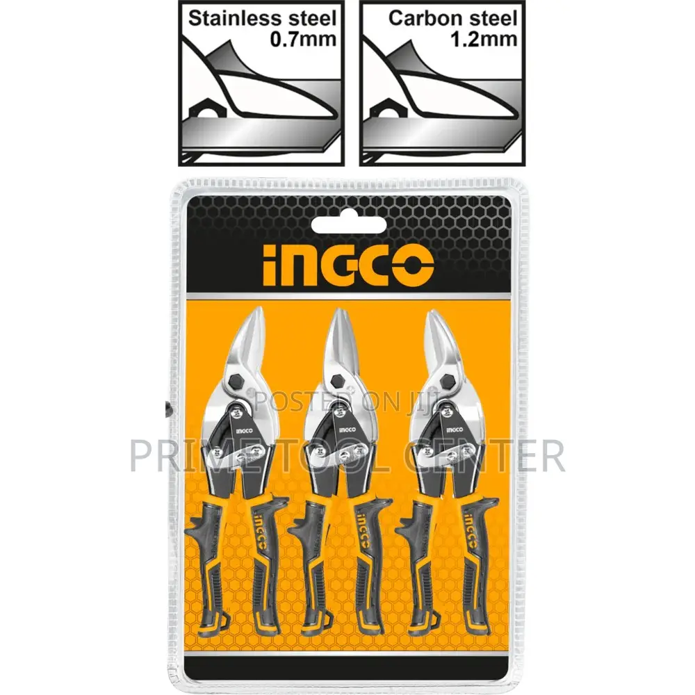 INGCO 3 Pcs aviation snip set