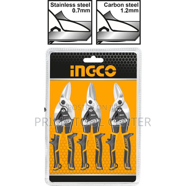 INGCO 3 Pcs aviation snip set - thumbnail 2