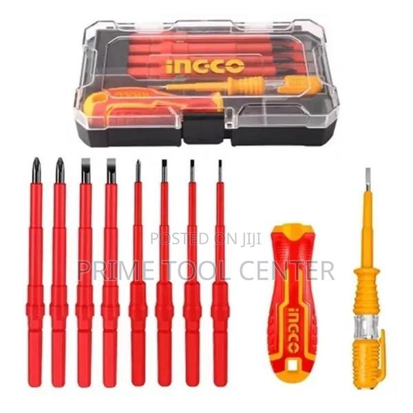 INGCO 10 Pcs interchangeable Insulated screwdriver set - thumbnail 2