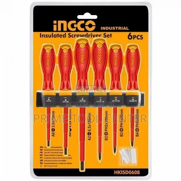 INGCO 6 Pcs insulated screwdriver set