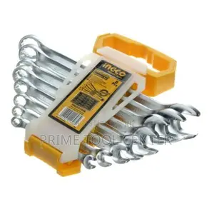 INGCO 8pcs combination spanner set :6-19mm