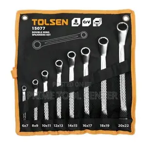 Tolsen 8PCS DOUBLE RING SPANNER SET