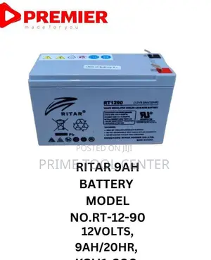 Ritar Lead-acid Solar Battery 12v 9Ah