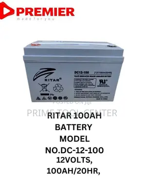 Ritar Lead Acid Solar Battery 12v 100Ah