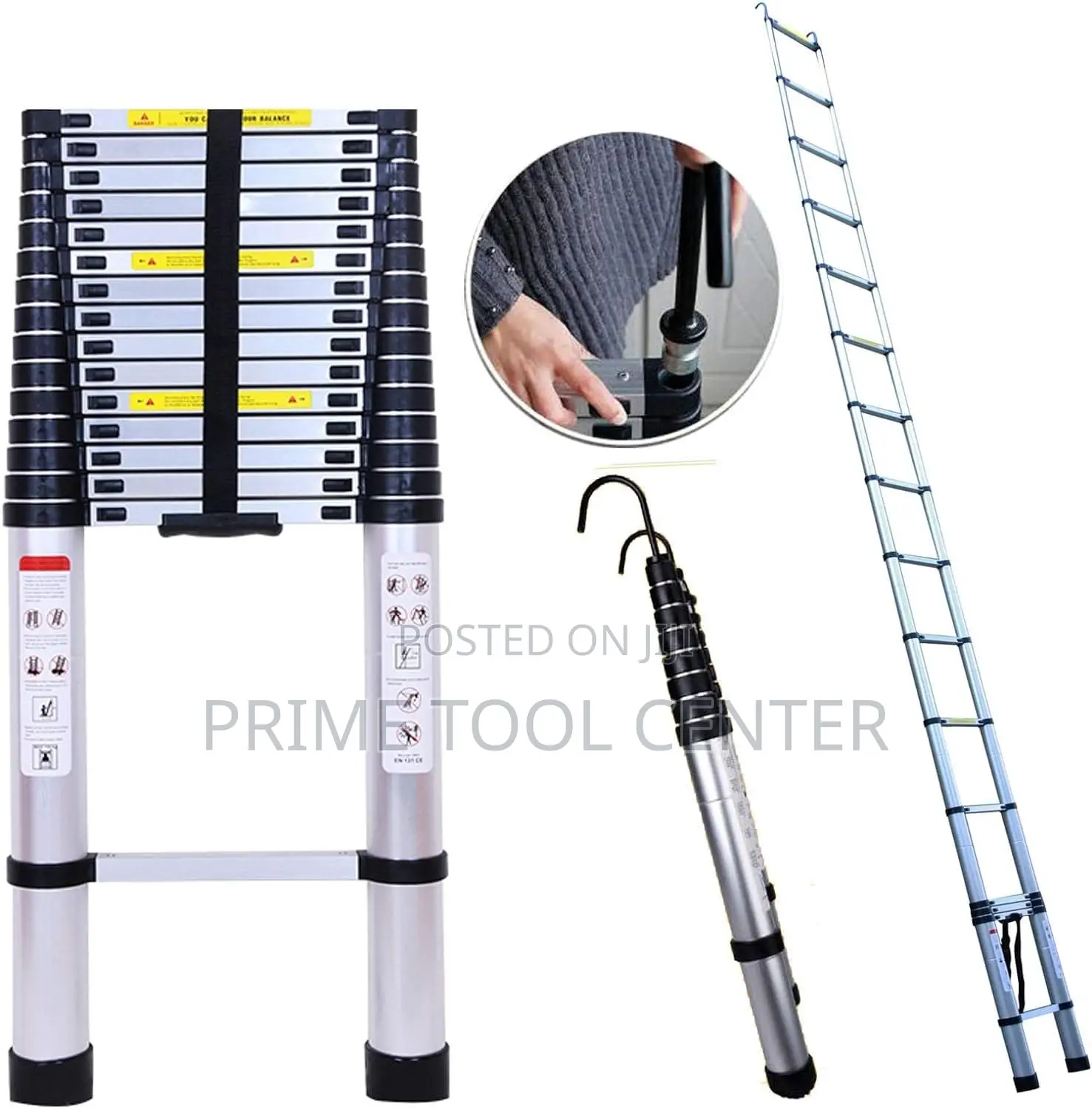 6.2M Long Telescopic Aluminum Ladder