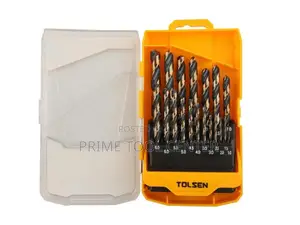 19pcs black & gold hss twist drill bits set