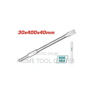 Total Hex chisel 30 X400X 35mm,flat
