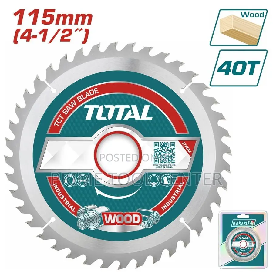 Total TCT saw blade 115mm(4-1/2″) 40T