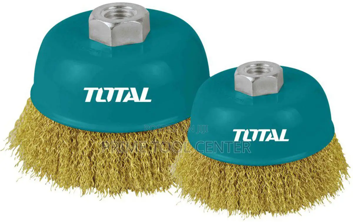 Total Wire cup brush Dia: 75mm, 3″