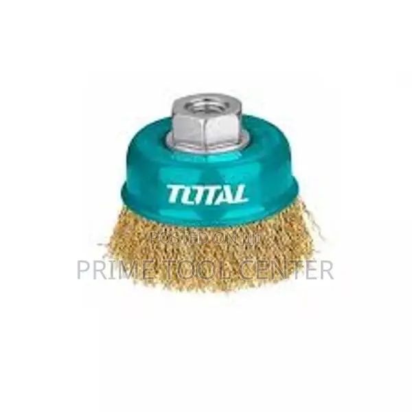 Total Wire cup brush Dia: 100mm, 4″