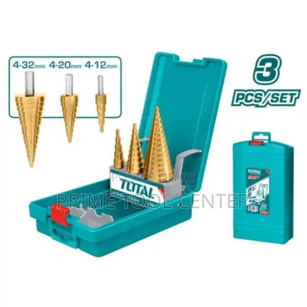 Total Step drill bit set