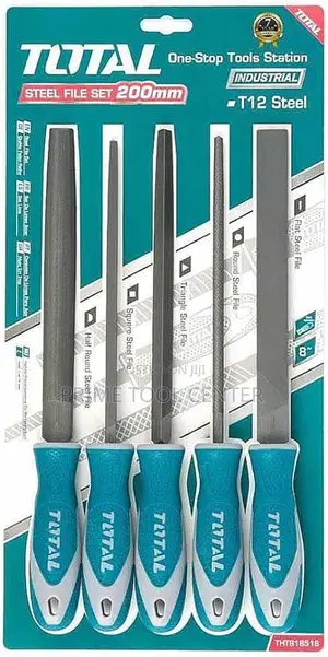 Total 5 Pcs steel file set/8”