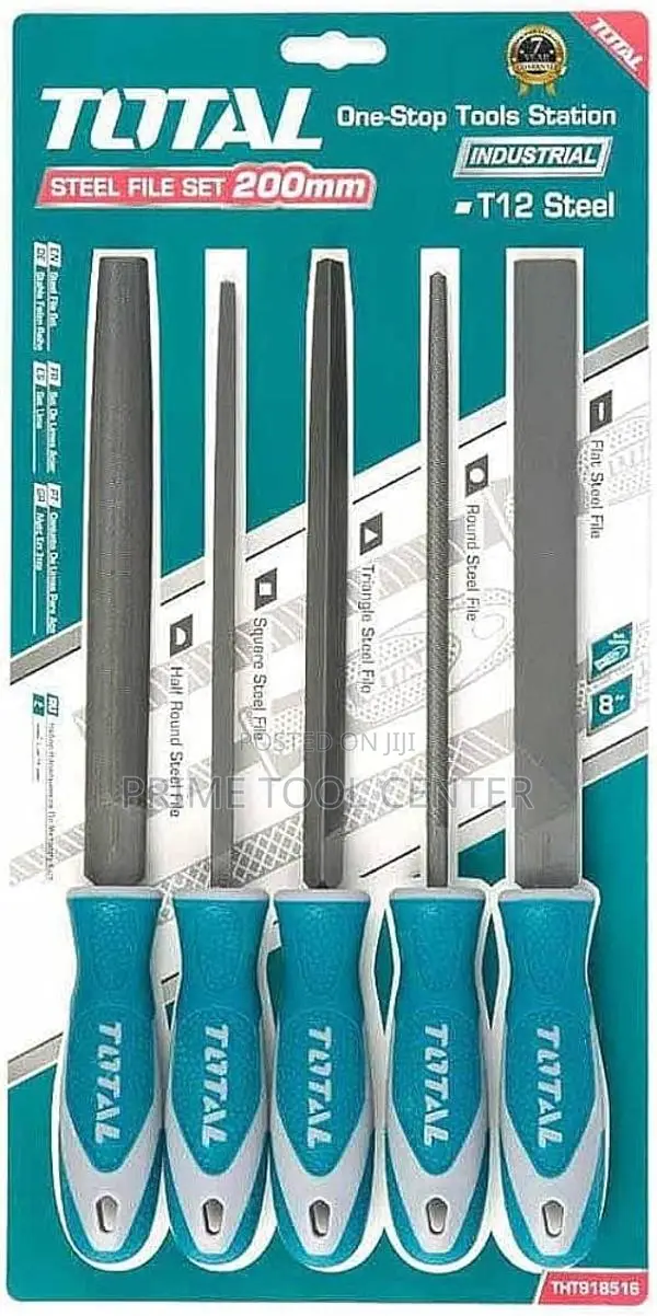 Total 5 Pcs steel file set/8”