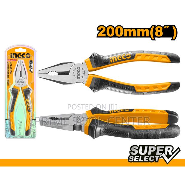 INGCO Combination pliers Size:8″/200mm - thumbnail 2