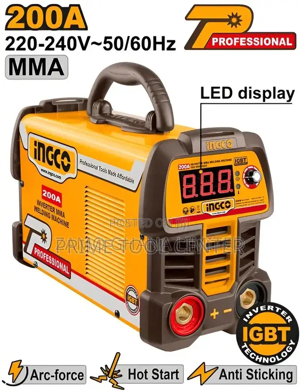 Ingco Inverter MMA welding machine 200A