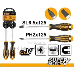 Ingco 2 Pcs Screwdriver Set