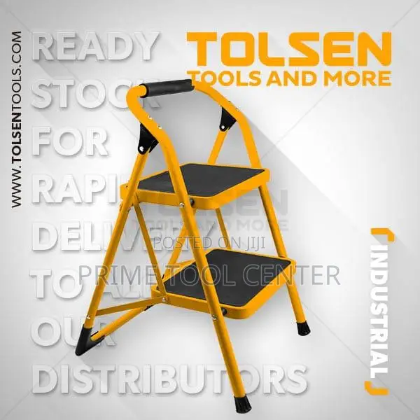Heavy duty 2 Step steel Ladder