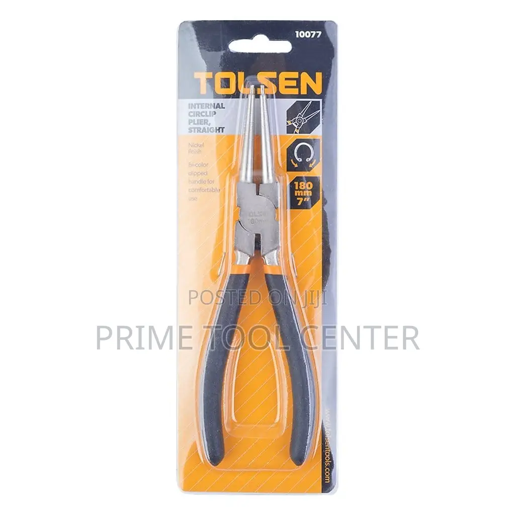 INTERNAL CIRCLIP PLIER STRAIGHT 180MM, 7″