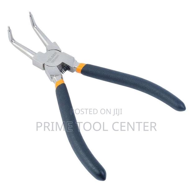 INTERNAL CIRCLIP PLIER. BENT 180MM, 7″ - thumbnail 2