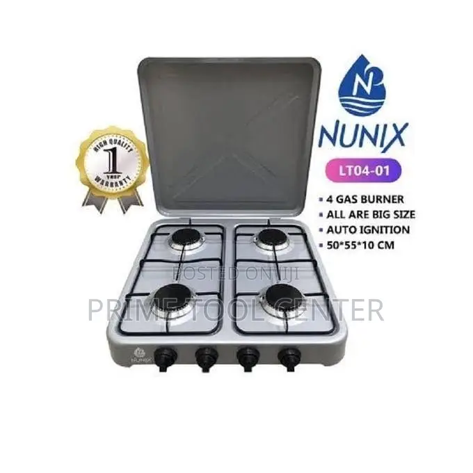 Nunix TABLE TOP 4 GAS COOKER