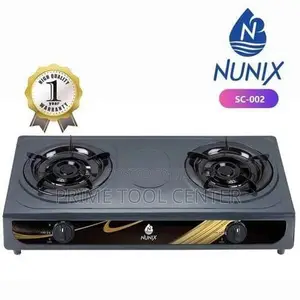 Nunix Auto Ignition 2 Burner Gas Cooker