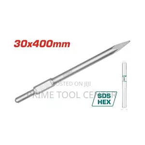Total Hex chisel 30X400mm,point