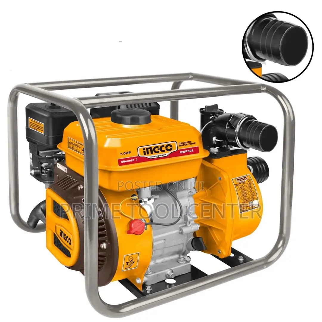 INGCO Gasoline water pump 80mm,3″