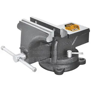 INGCO Bench vice Swivel base Size：4″ :6.7kg