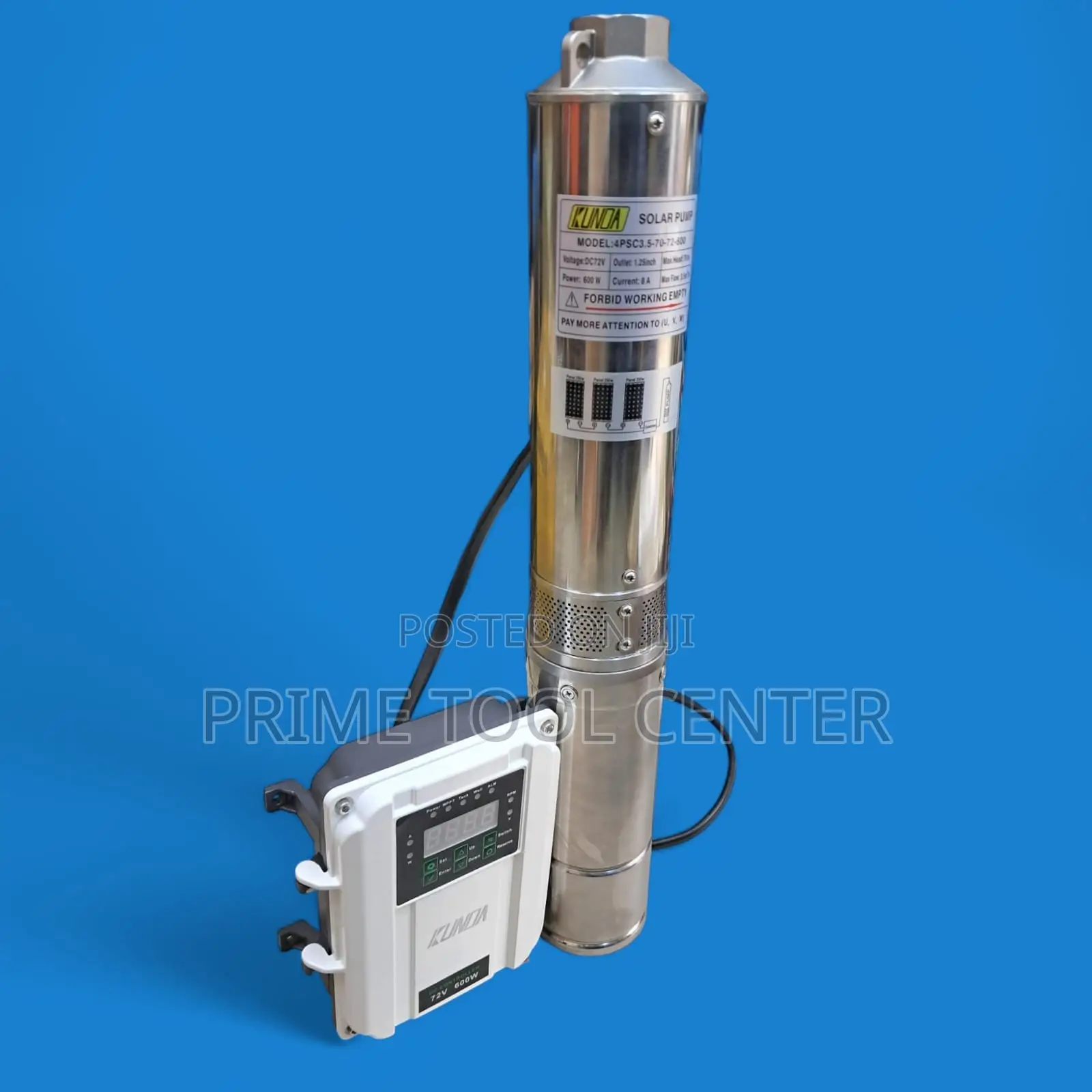 Solar submersible Water pump 70M with controller