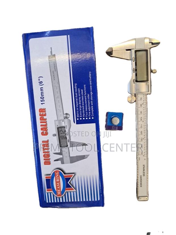 Metallic 6 inch digital Vanier caliper