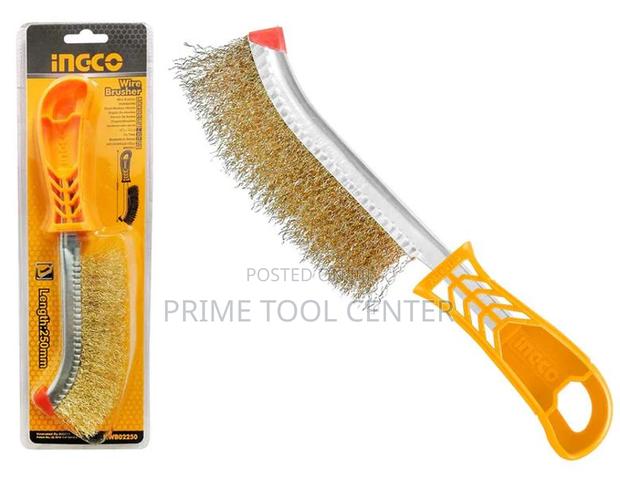 INGCO Wire brusher Length: 250mm, 10″ - thumbnail 2