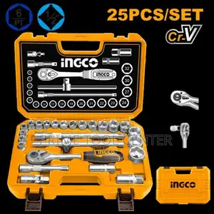INGCO 25 Pcs 1/2″ socket set