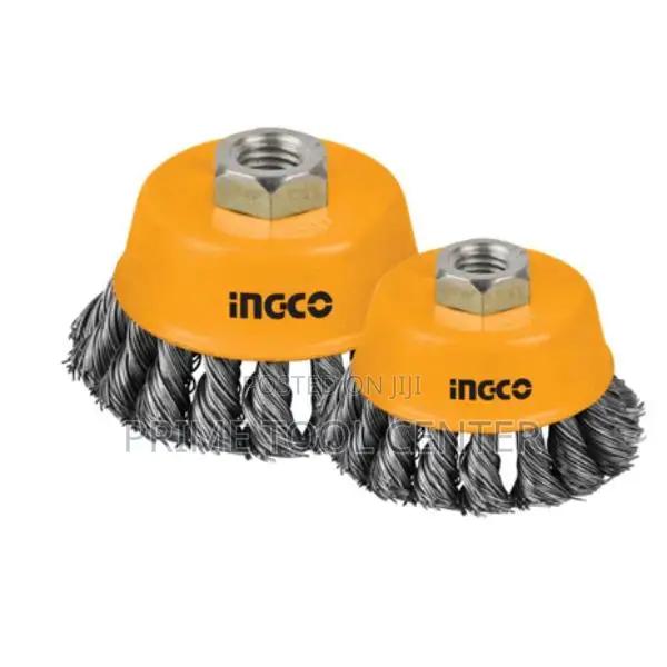 INGCO Wire cup brush Dia: 100mm, 4″