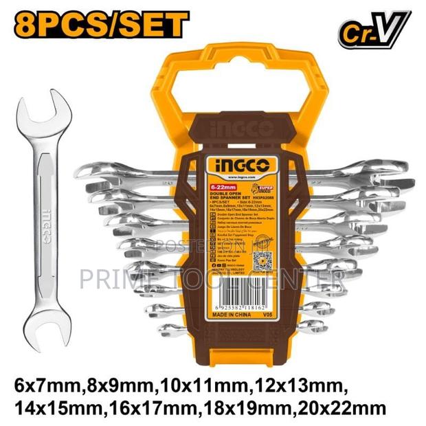 INGCO Double open end spanner set - thumbnail 2