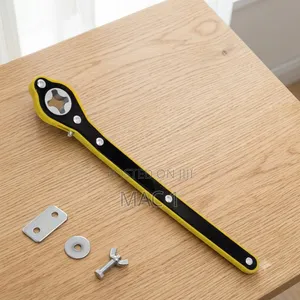 Universal Car Scissor Jack Ratchet Wrench – Labor Saving Handle Tool